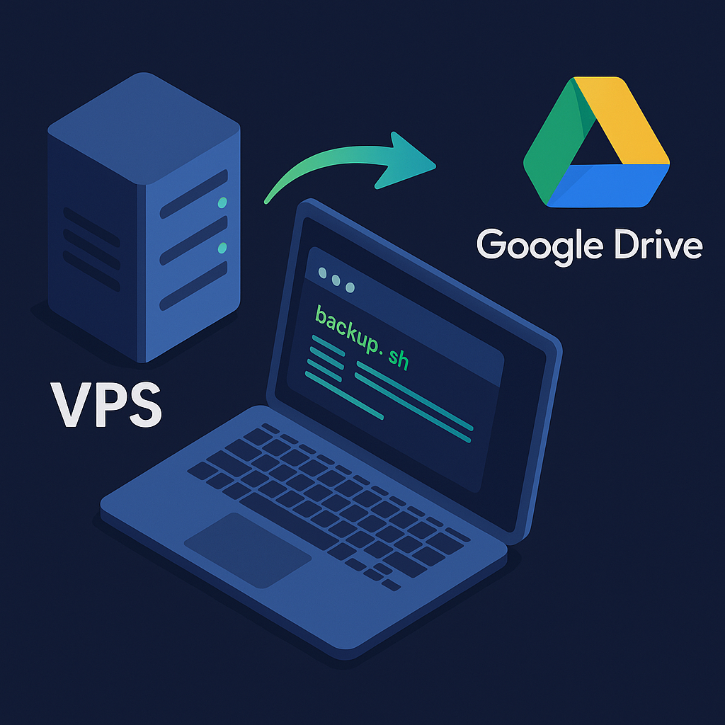 Cara Backup Otomatis Website di VPS ke Google Drive
