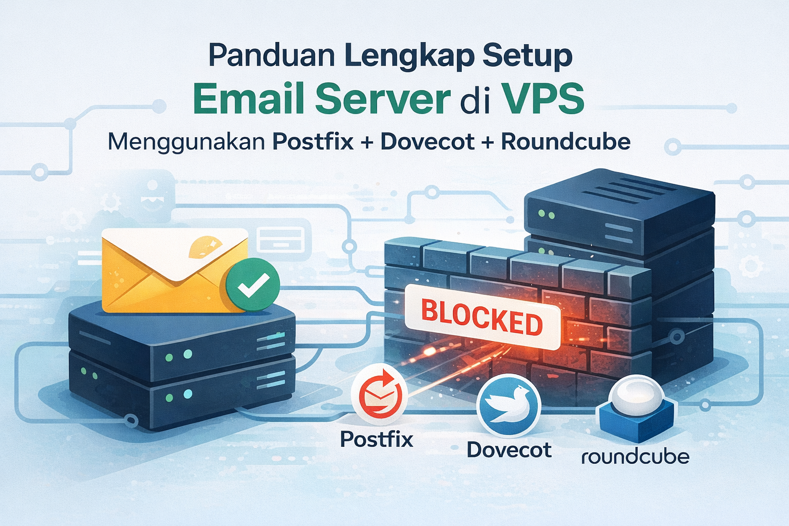Panduan Lengkap Setup Email Server di VPS Menggunakan Postfix + Dovecot + Roundcube
