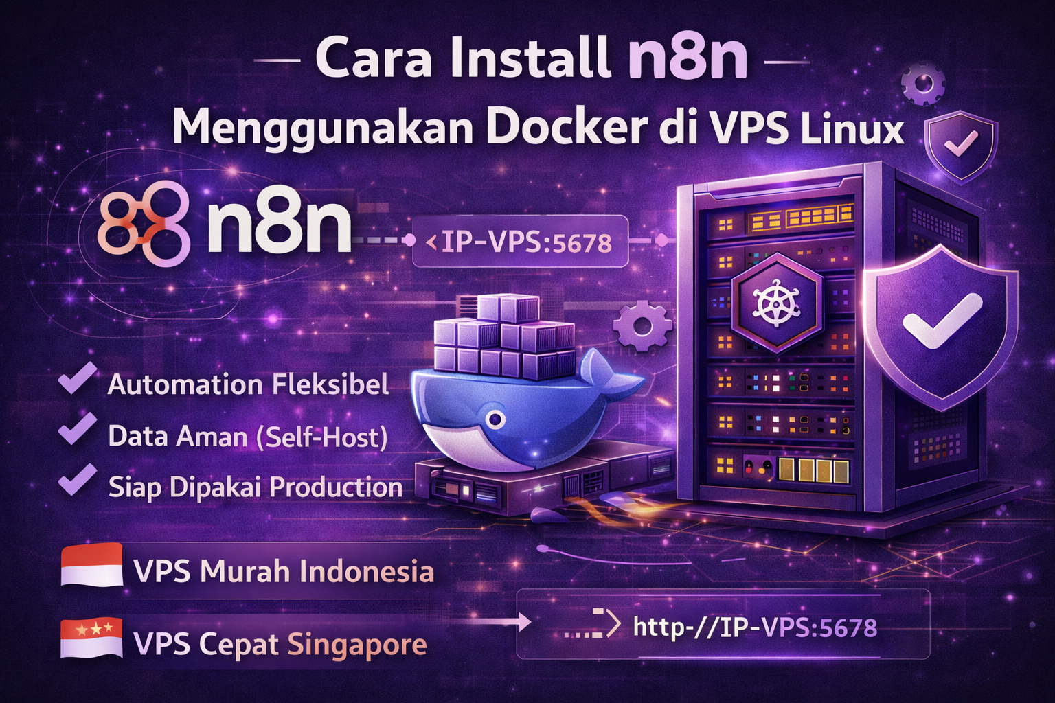 Cara Install n8n di VPS Linux Menggunakan Docker (Lengkap & Production)