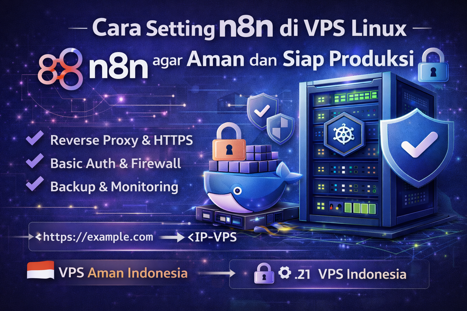 Cara Setting n8n di VPS Linux agar Aman dan Siap Produksi