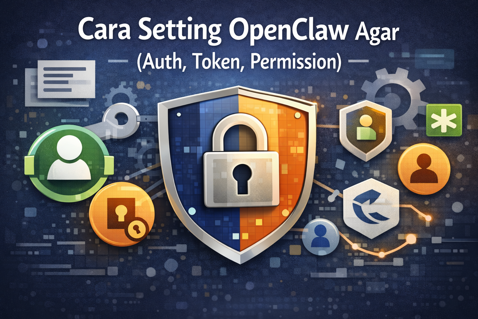 Cara Setting OpenClaw agar Aman: Auth, Token, dan Permission