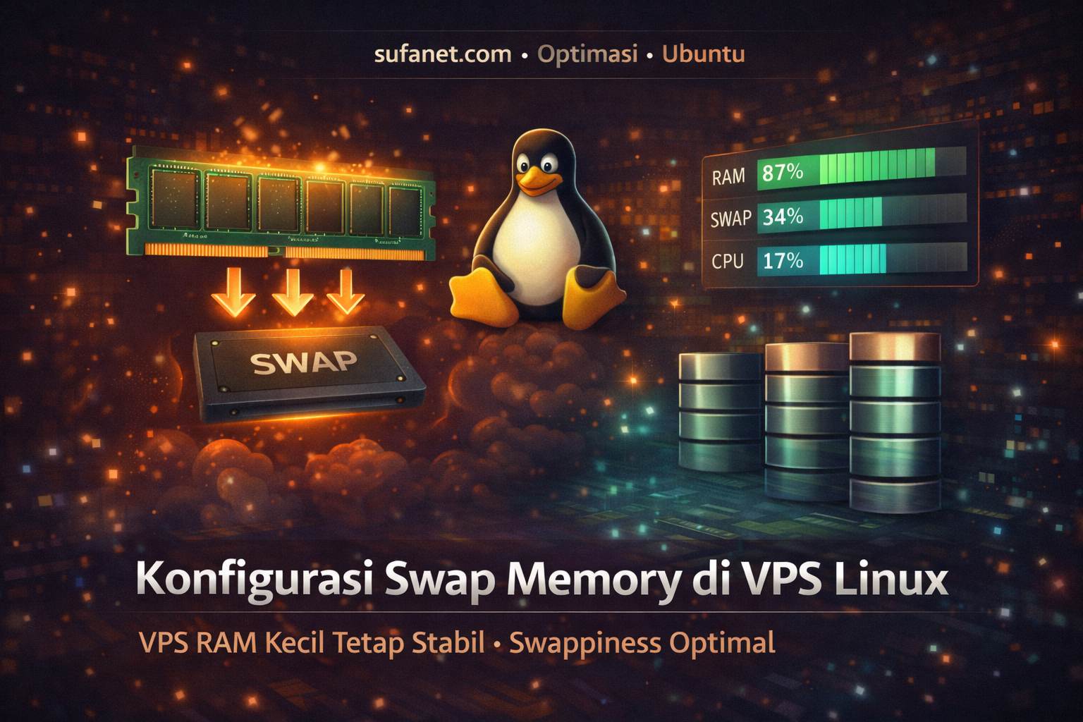 Cara Konfigurasi Swap Memory di VPS Linux agar Stabil di RAM Kecil